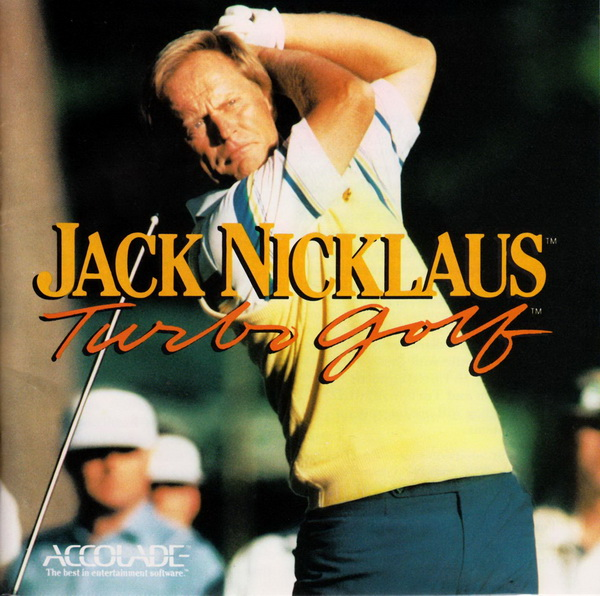 Jack Nicklaus Turbo Golf box art for TurboGrafx-16